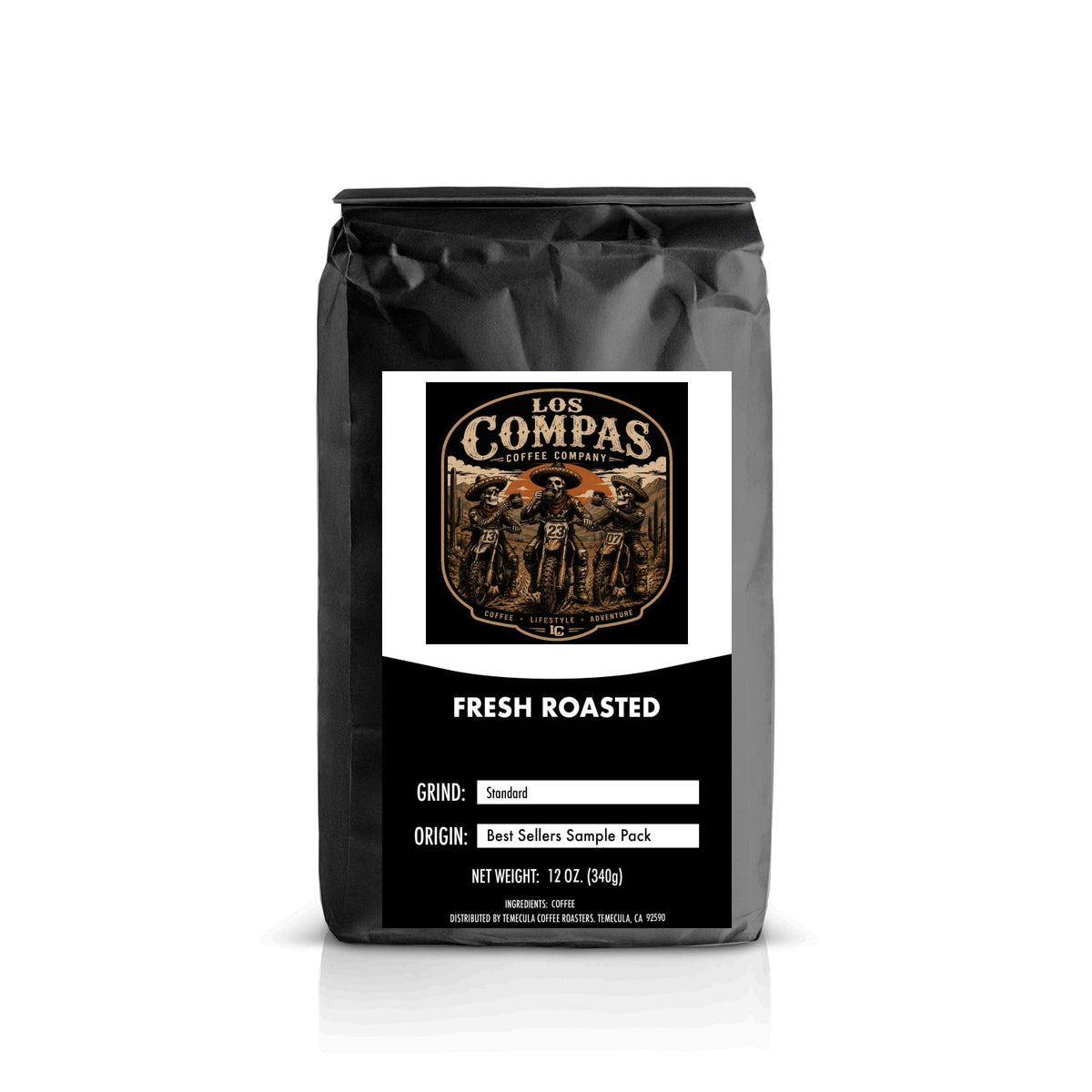 Best Sellers Sample Pack: 6Bean, Cowboy, Breakfast, Peru, Mexico, Bali